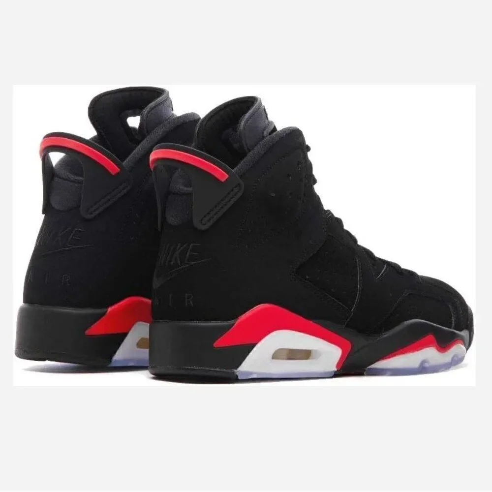 Air Jordan 6 Infer Red Black Sneakers 2000 OG Retro Size 10.5